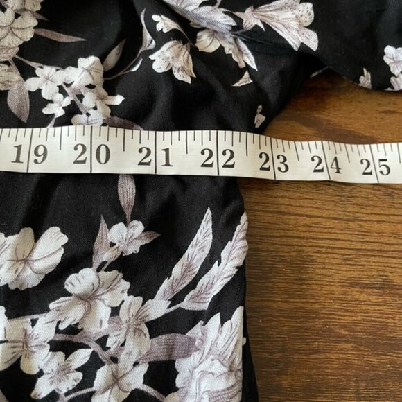 Spiritual Gangster • Maya floral Kimono Robe Beach Coverup O/S black white flowy - Picture 10 of 12